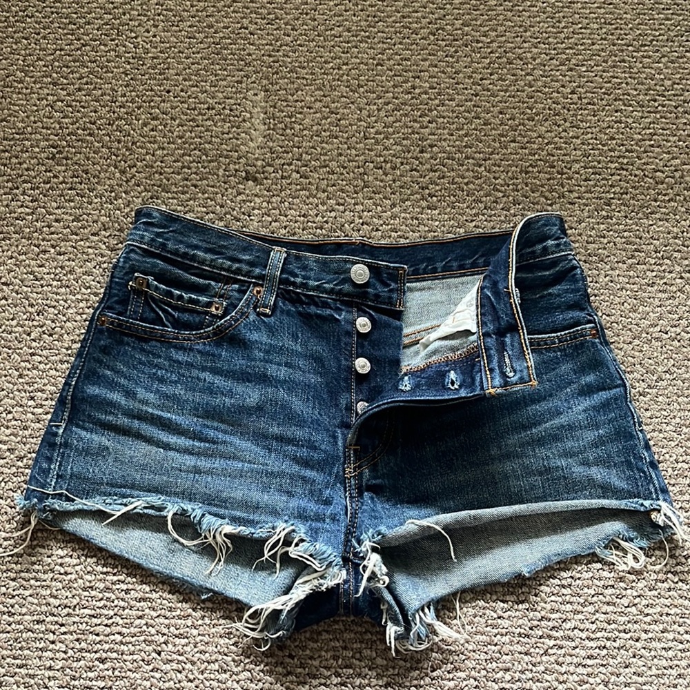 Levi’s jean shorts.